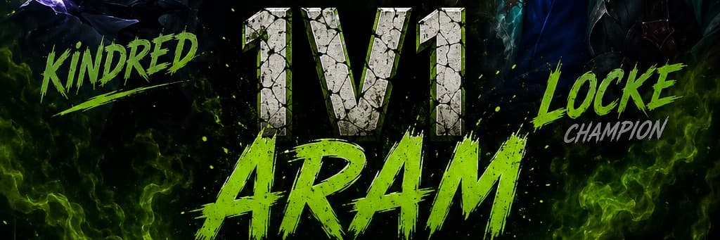 League of legends ARAM 1V1 GAMING TUNISIA cover